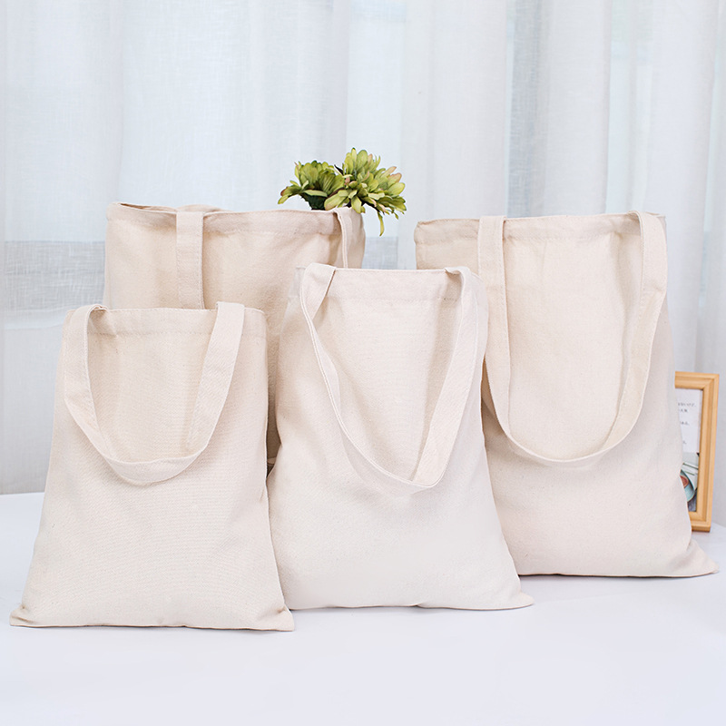 Solid Color Canvas Tote Bag Canvas Shoulder Bag