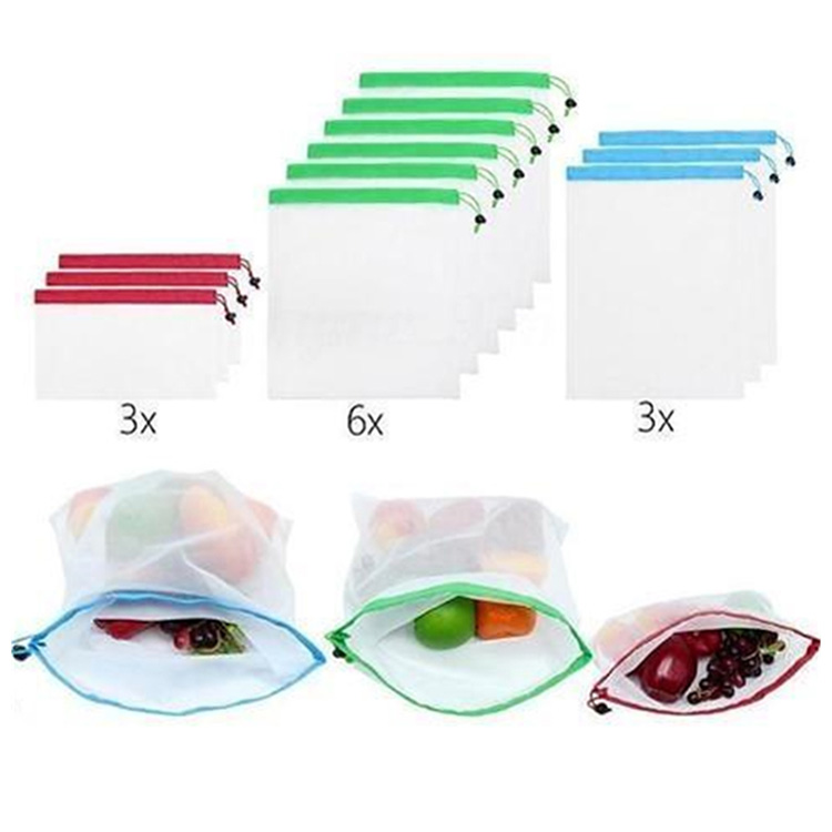 Small Packaging Mesh Drawstring Bag