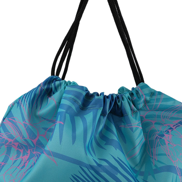 Hawaiian 210D Polyester Drawstring Bag
