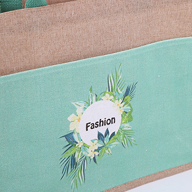 Reusable Jute Burlap Tote Bag