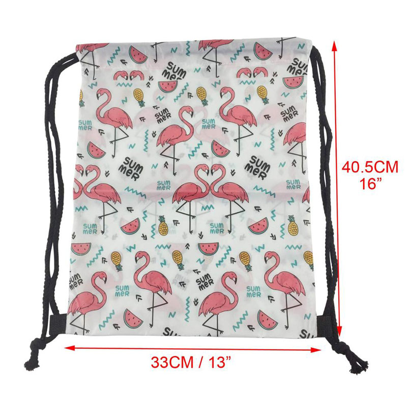 Gym Sports Polyester Drawstring Bag
