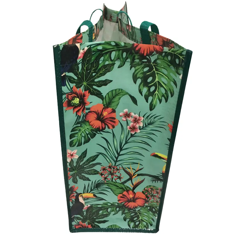 Hot-selling Recycled PP Laminated Woven Shopping Bags for Women, Durable Handbags