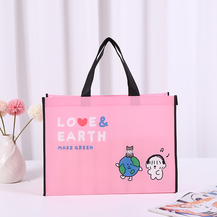Laminated Non Woven Tote Shopping Bag
