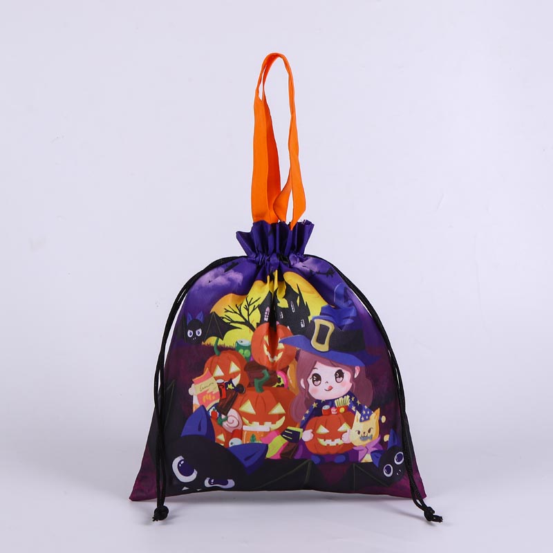 Halloween Non Woven Drawstring Bags