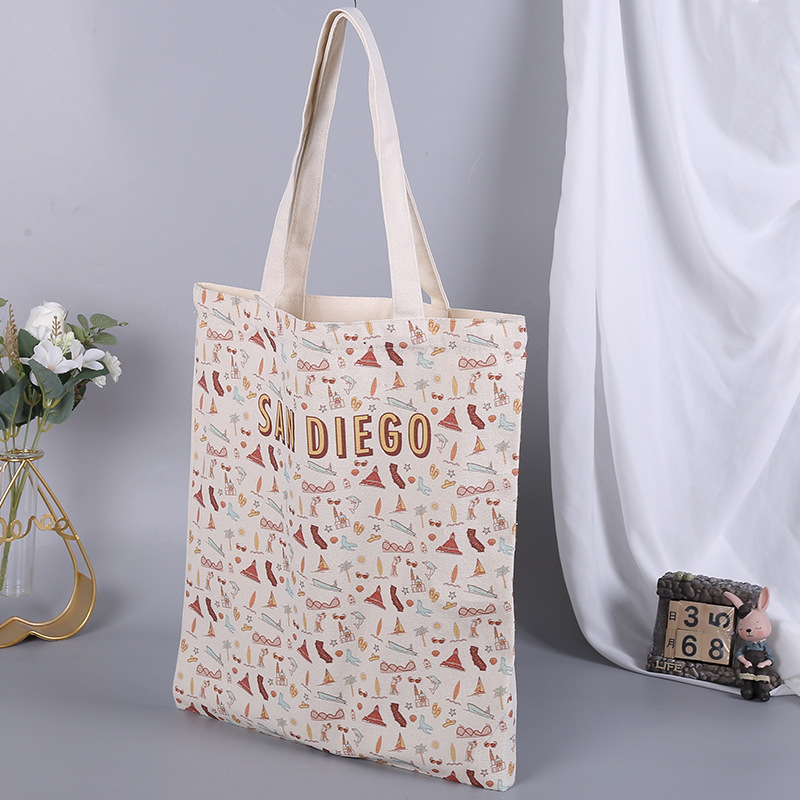 Reusable organic Canvas tote bag