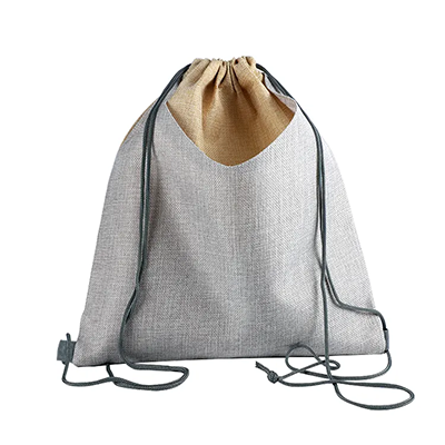 Gray Non Woven Drawstring Bag