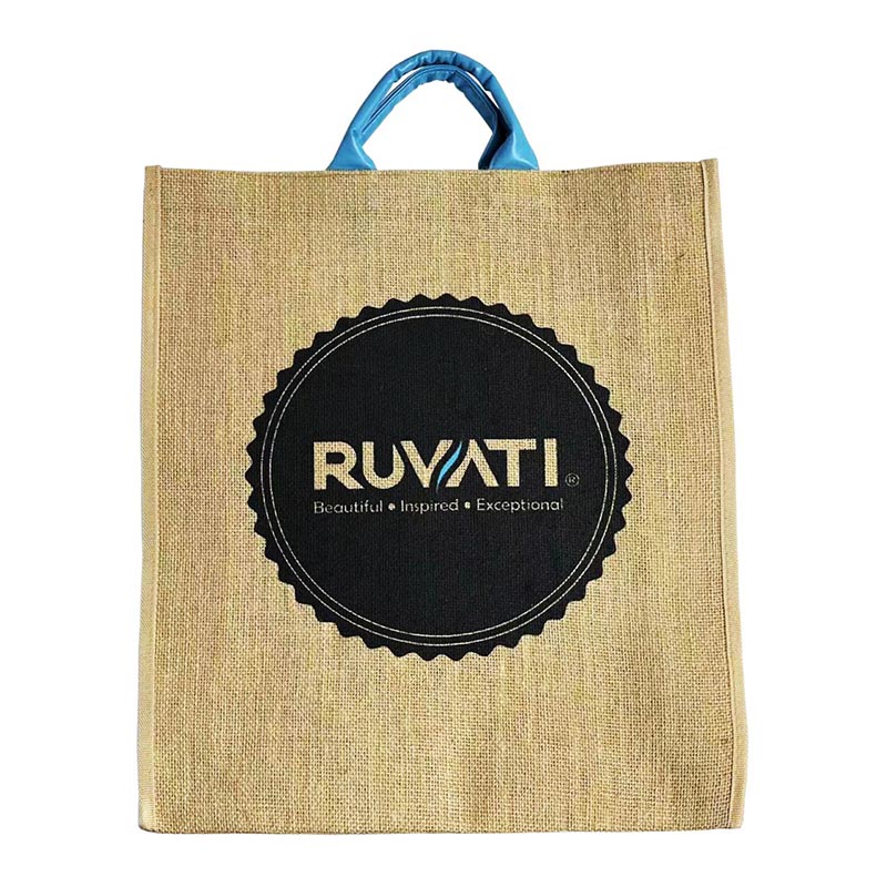 Recycled Jute Burlap Tote Bag