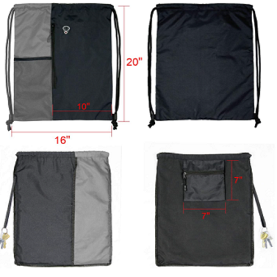 Polyester Multifunctional Sports Drawstring bag