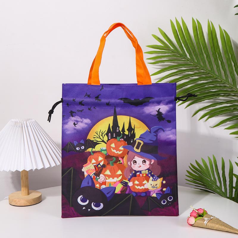 Halloween Non Woven Drawstring Bags