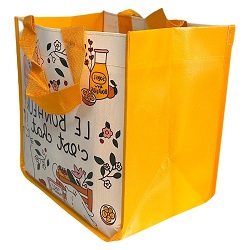 Non-woven coated handbag