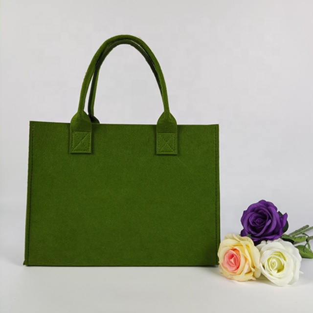 Tote Bags With Rope Handle Portable Tote Bag With Felt