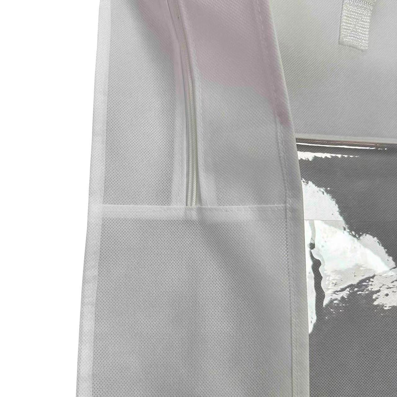 Quilt Non Woven Fabric Zipper Storage Bag