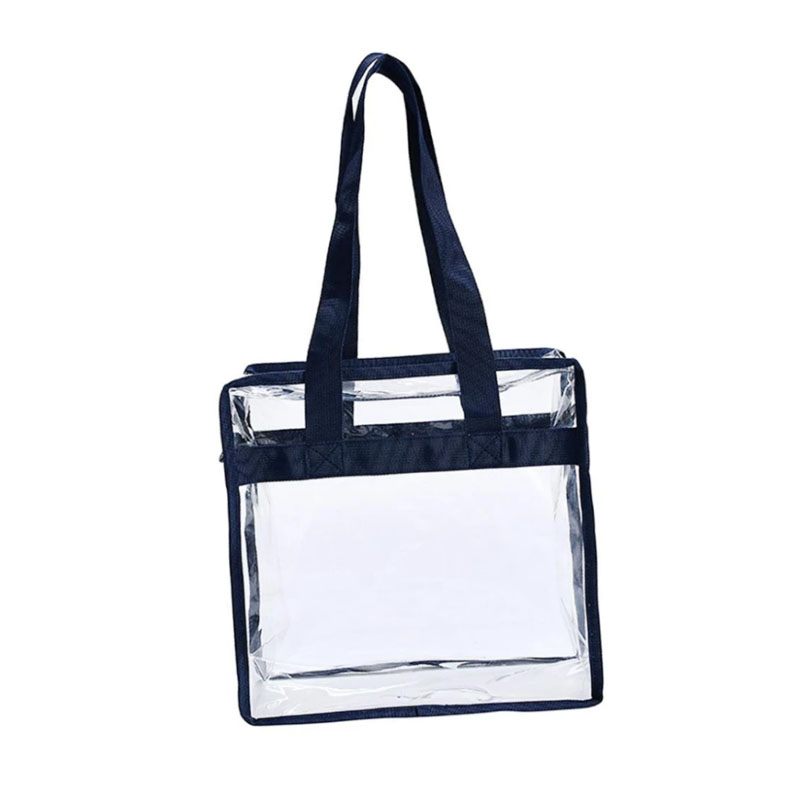 Transparent PVC Zipper Shoulder Bag