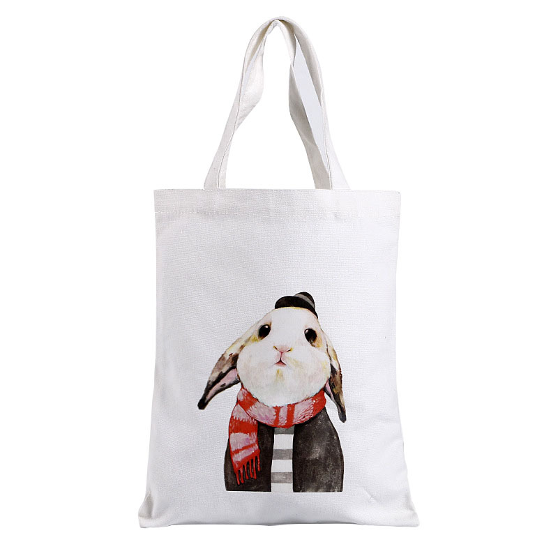 Recycled plain Canvas tote bag