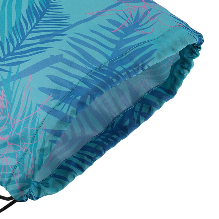 Hawaiian 210D Polyester Drawstring Bag