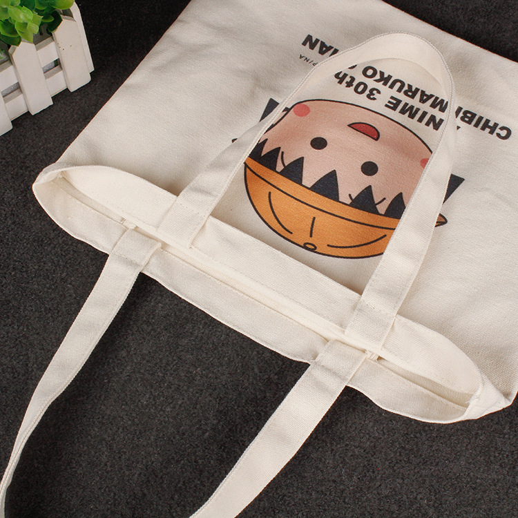 Cartoon Canvas Tote Bag
