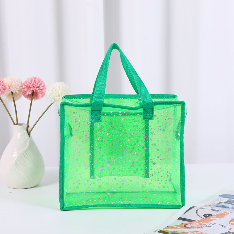 Travel Packaging PVC Zipper Tote Bag