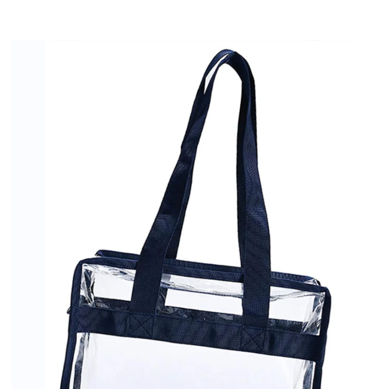 Transparent PVC Zipper Shoulder Bag