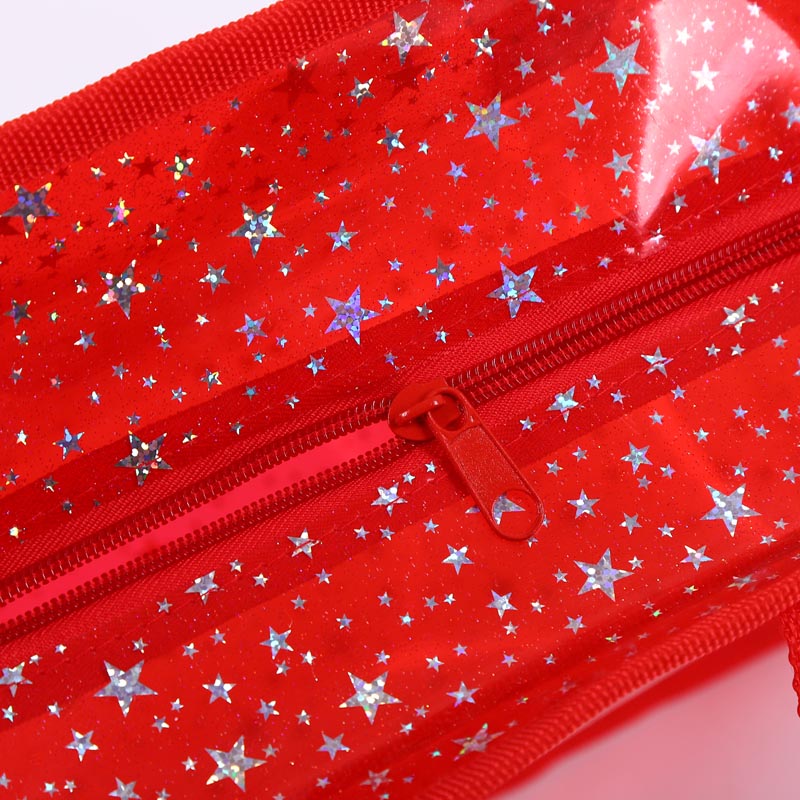 Color Pvc Tote Zipper Bag