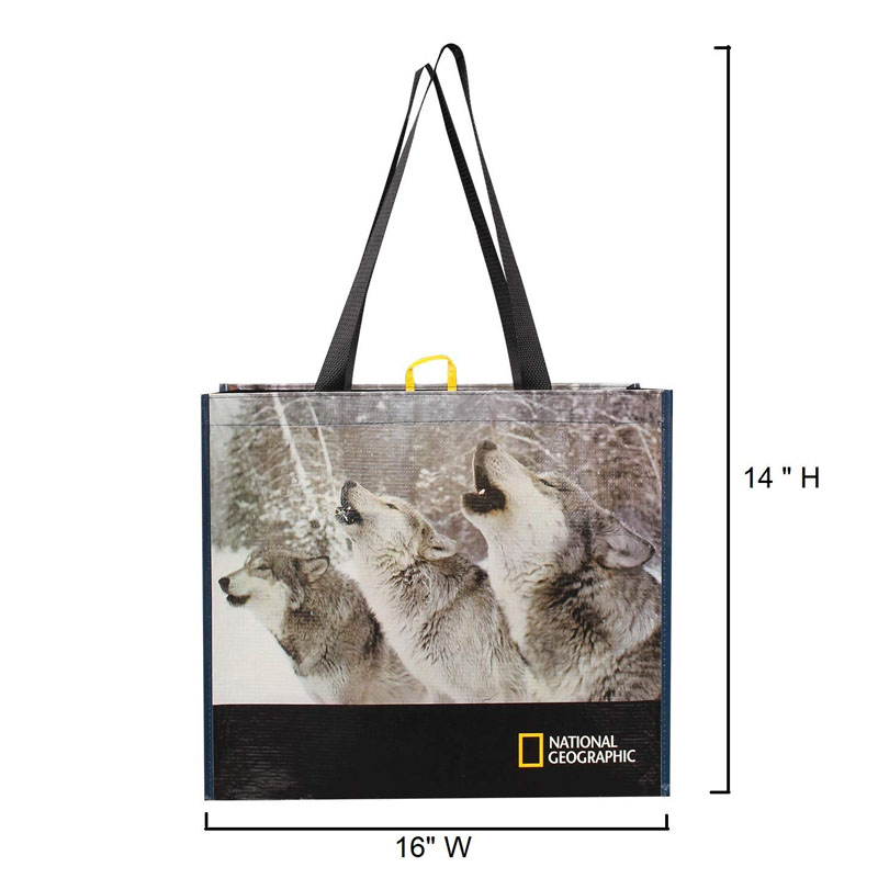 Laminated Rpet Plastic Tote Bag