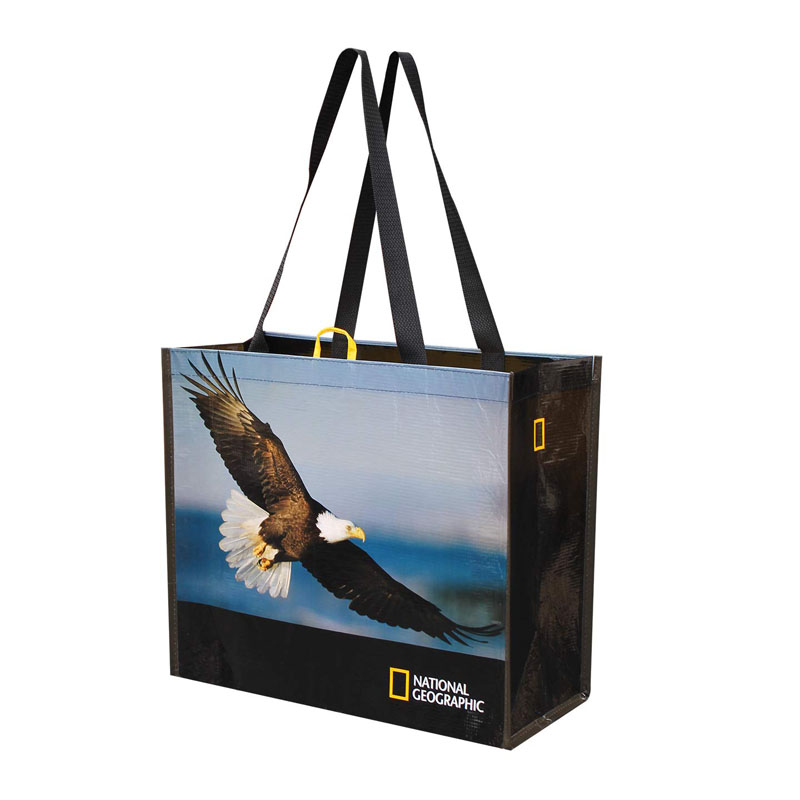 Laminated Rpet Plastic Tote Bag