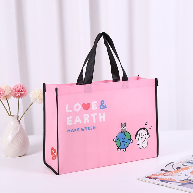 Laminated Non Woven Tote Shopping Bag