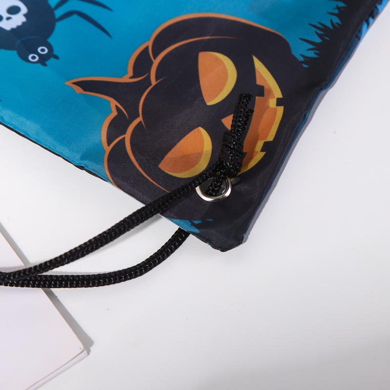 210D Polyester Drawstring Bag with Full Printing