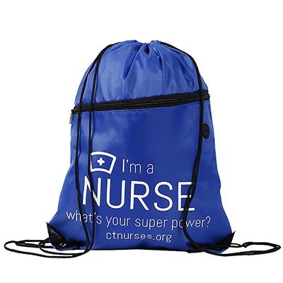 Sports Polyester Drawstring Bag