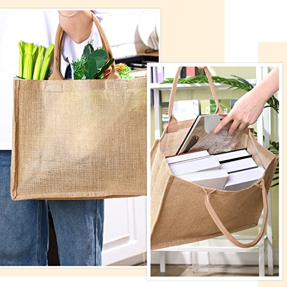Jute Tote Shopping Bag