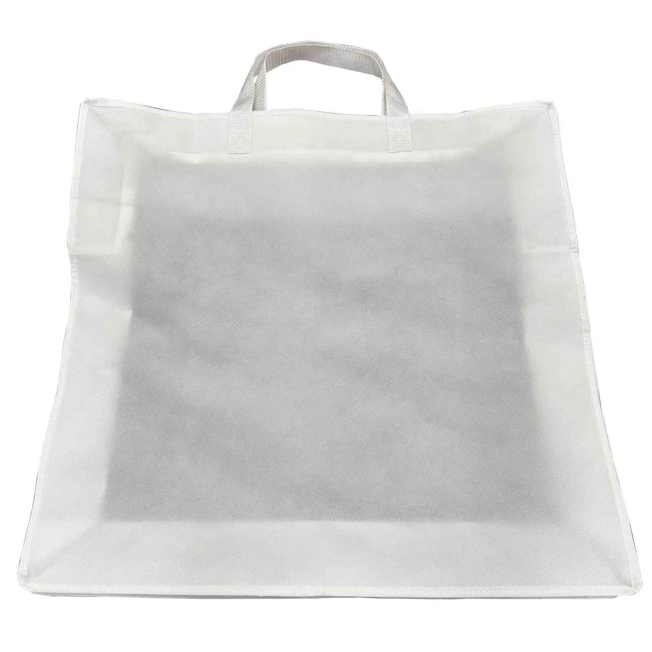 Quilt Non Woven Fabric Zipper Storage Bag