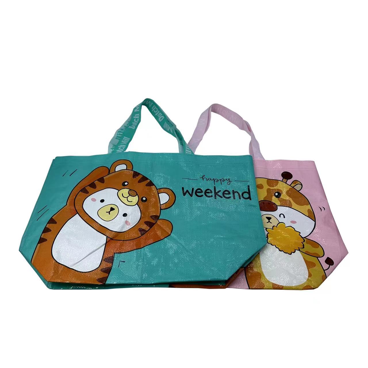 PP Woven Bag With Two Handheld Devices