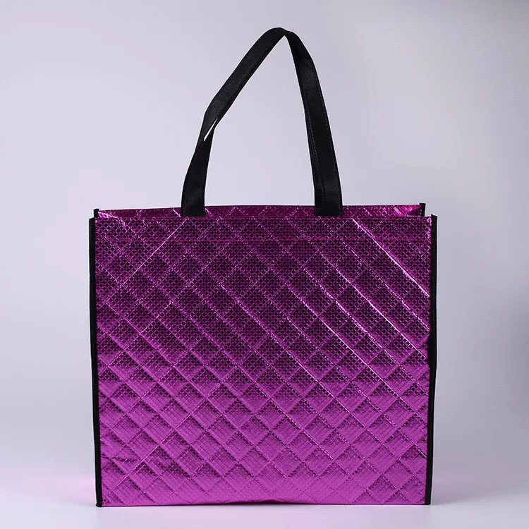 Metallic Laminated Non Woven Tote Bag