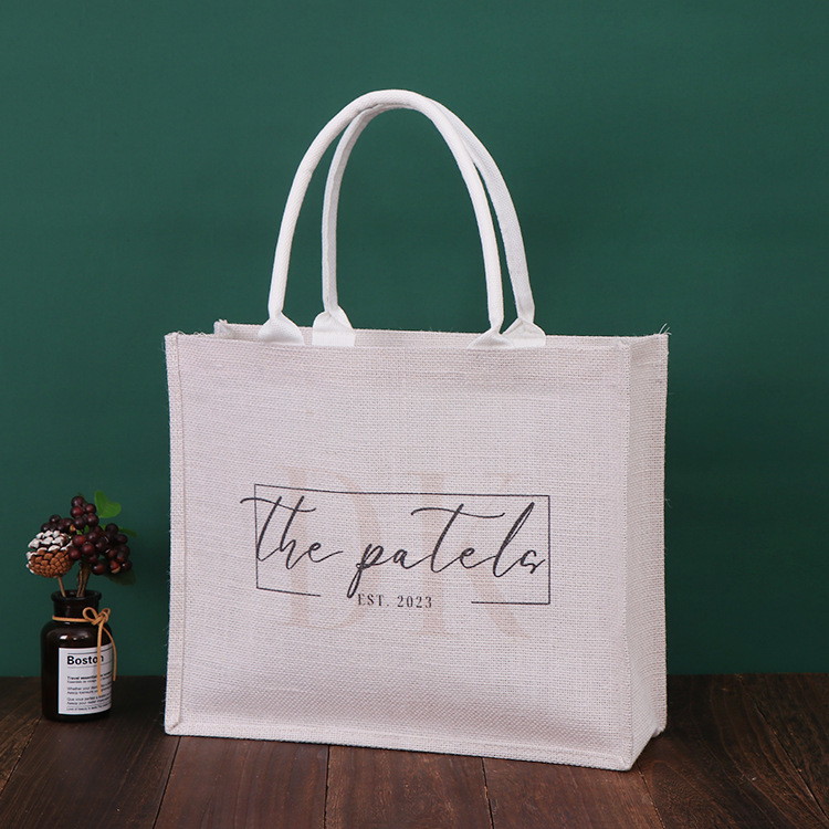 Reusable Jute Burlap Bag