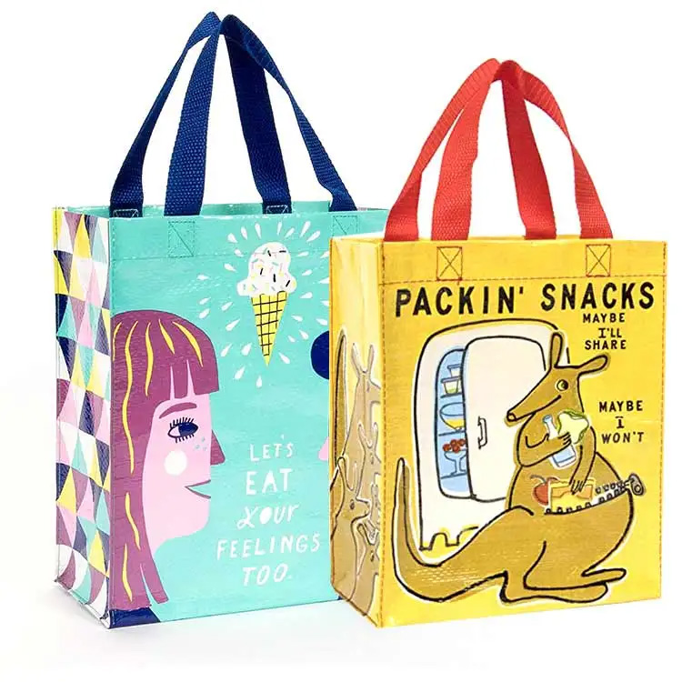 Printed PP Woven Shopping Tote Bag