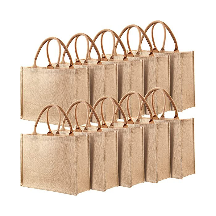 Jute Tote Shopping Bag
