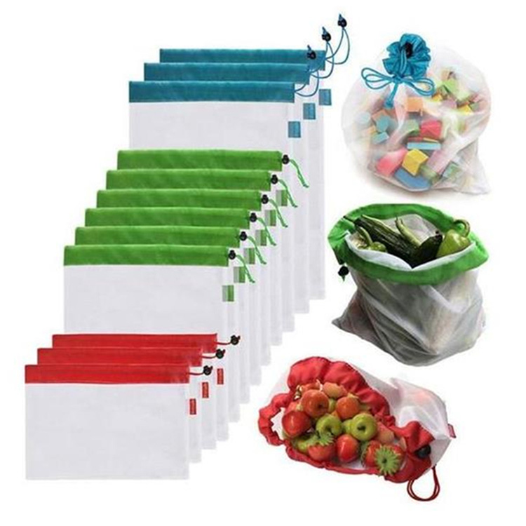 Small Packaging Mesh Drawstring Bag