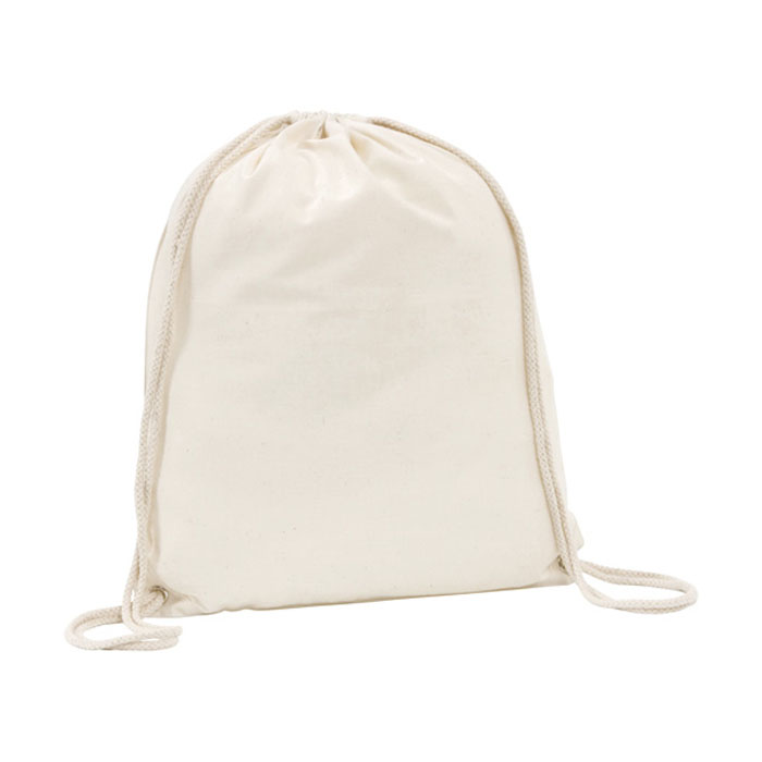 Cotton Canvas Backpack Drawstring Bag