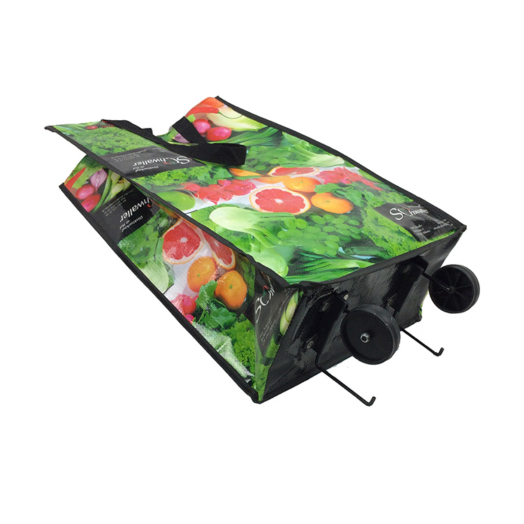 PP Woven Trolley Wheels Bag
