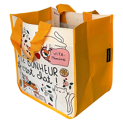 Non-woven coated handbag