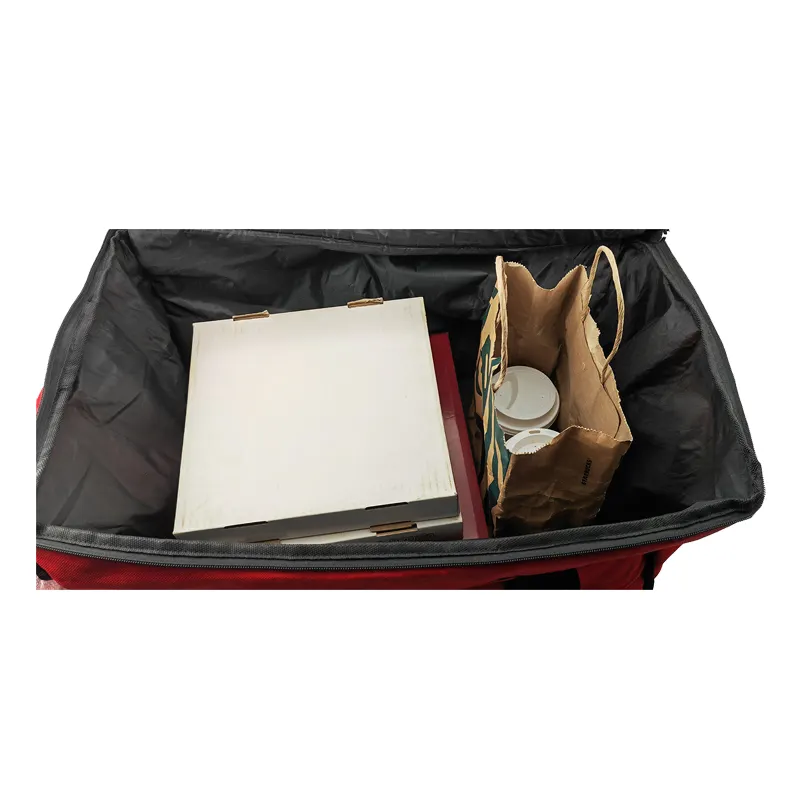 Red Doordash Insulated Food Delivery Cooler Pack Keeps Food Warm and Drinks Cold