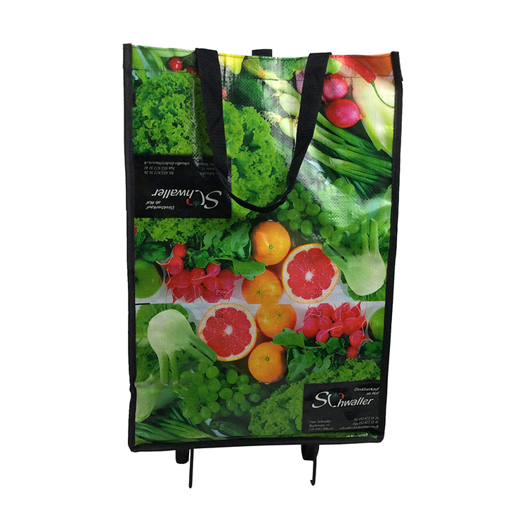 PP Woven Trolley Wheels Bag