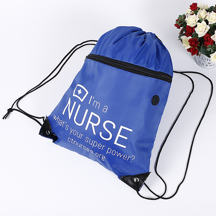 Sports Polyester Drawstring Bag