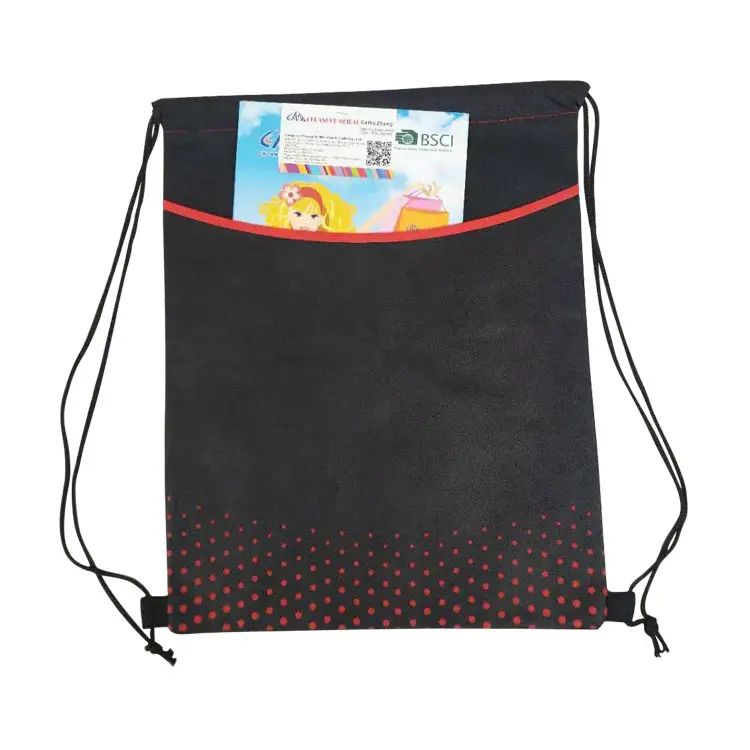 Hot-selling Reusable Custom Drawstring Bag Packaging Handbag with Logo