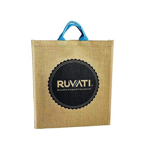 Recycled Jute Burlap Tote Bag