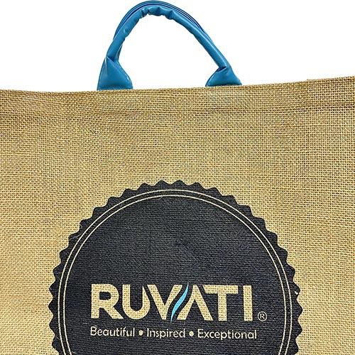 Recycled Jute Burlap Tote Bag