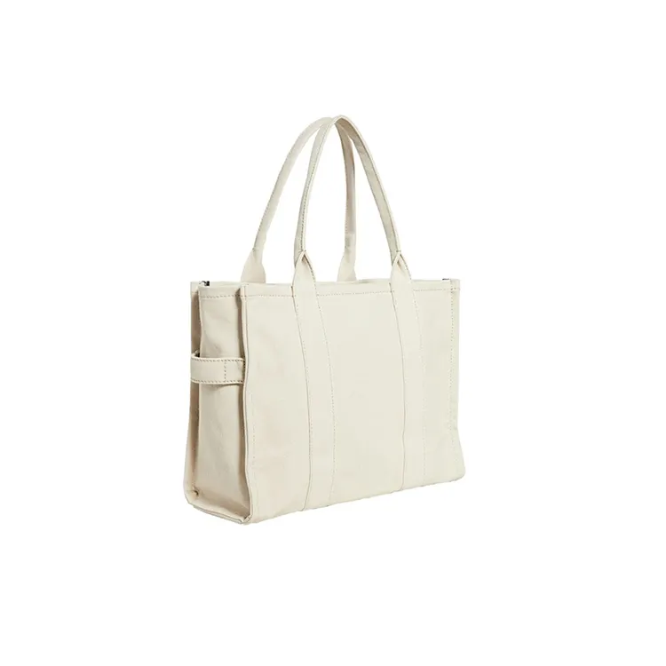 Wholesale Supply of Product Logo Printed Canvas Handbags with Logo Cotton Bags
