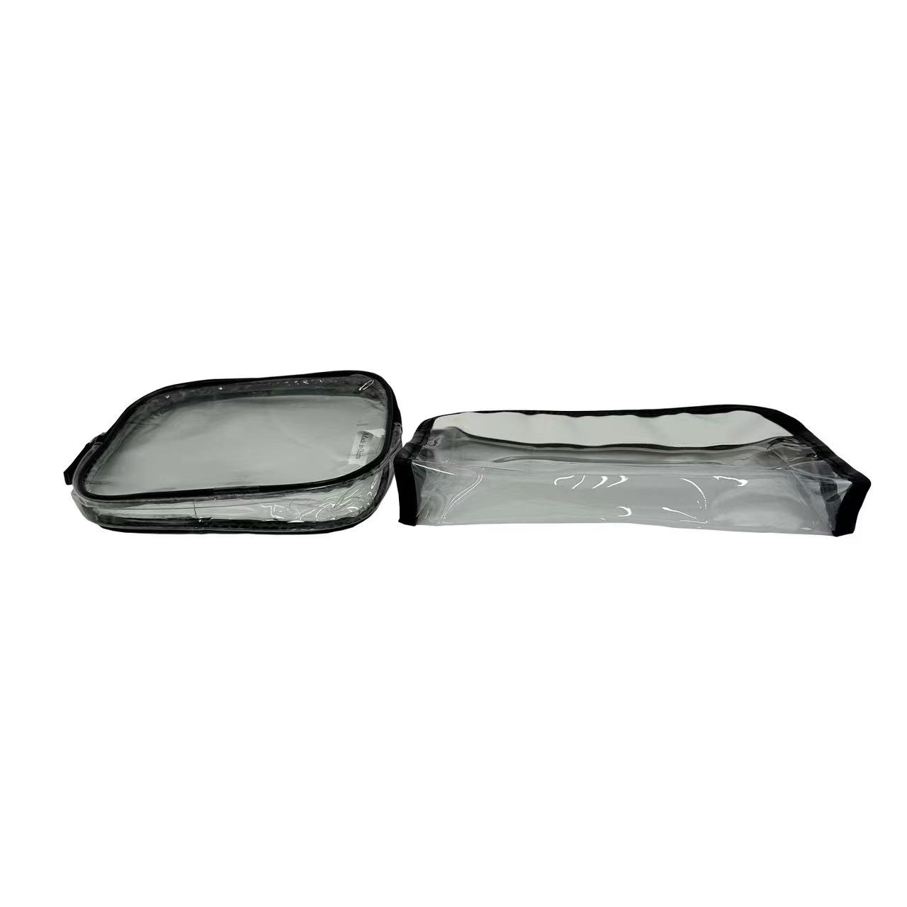 Cosmetic organizing bags with zipper