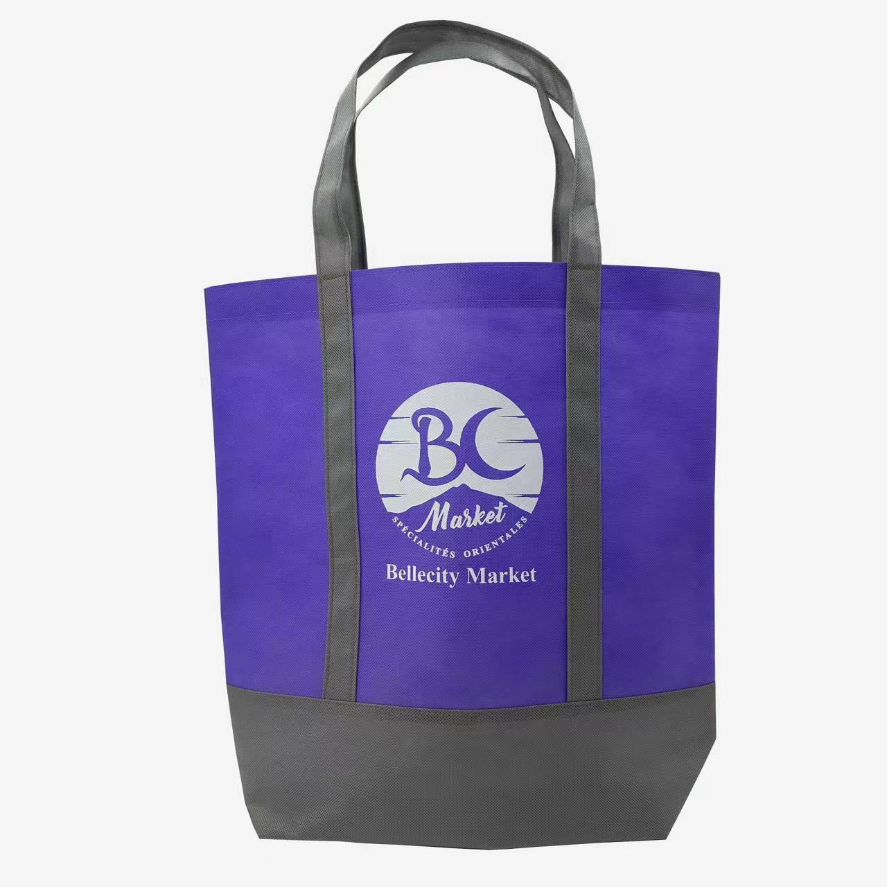 Multiple color scheme non woven shopping handbag